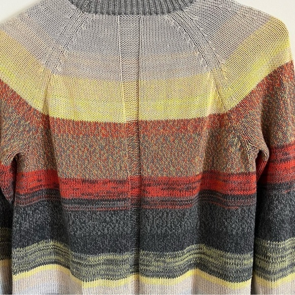 PROENZA SCHOULER Degrade Stripe Cotton Pullover Sweater - Picture 7 of 10